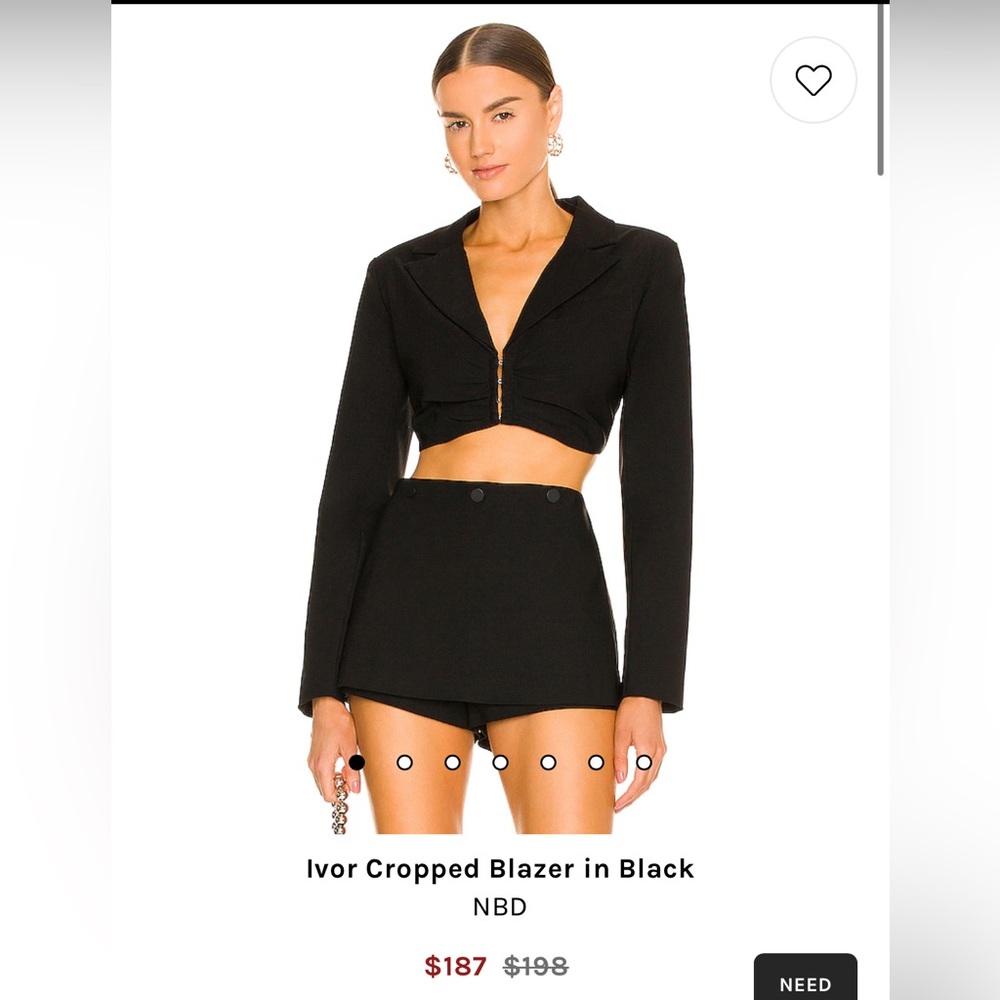 Cropped blazer